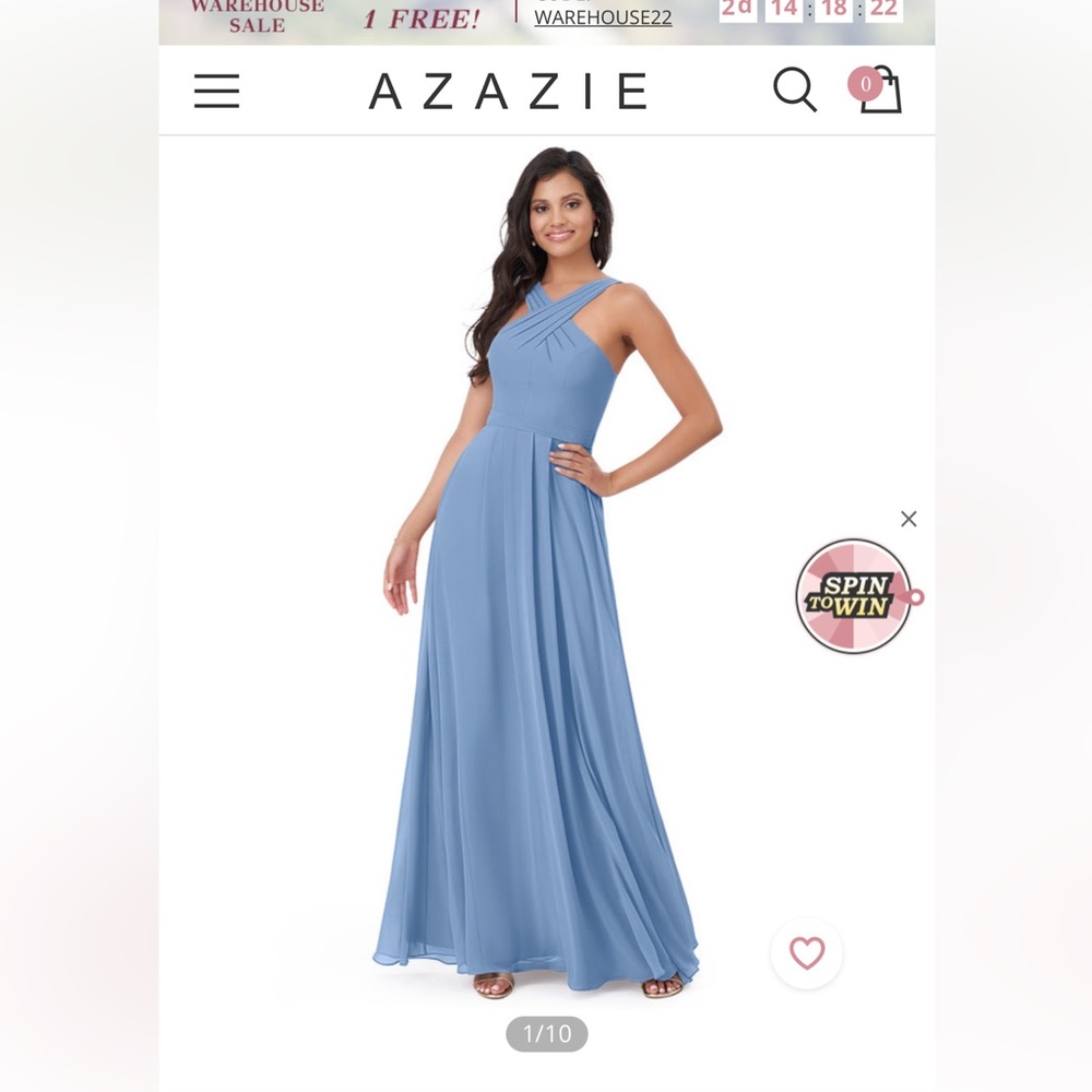 Azazie Dixie A6 Steel Blue